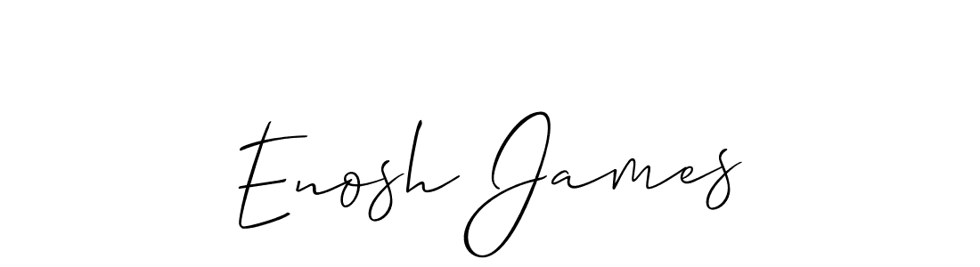 Also You can easily find your signature by using the search form. We will create Enosh James name handwritten signature images for you free of cost using Allison_Script sign style. Enosh James signature style 2 images and pictures png